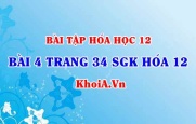 Bài 4 trang 34 SGK Hóa 12: Nội dung về Saccarozơ, Tinh bột, Xenlulozơ